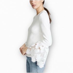 Rachel Zoe Emily Fitted Embellished Blouse Size 8 NWT